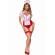 Leg Avenue - Sexy Nurse Costume RED/WHITE S