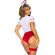 Leg Avenue - Sexy Nurse Costume RED/WHITE S