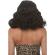 Leg Avenue - Curly Retro Wig With Bangs Luminiscent Black