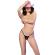 Chilirose - Cr 4836 Thong Kiss Me Black S/M