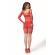 Passion - Bs 105 Bodystocking Red One Size