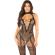 Leg Avenue - Mesh Bodystocking Crotchless Black One Size