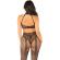 Leg Avenue - Mesh Bodystocking Crotchless Black One Size