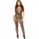 Leg Avenue - Mesh Bodystocking Crotchless Black One Size