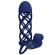 Pretty Love - Giann Vibrator Ring With Silicone Sheath Blue