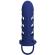 Pretty Love - Altaf Vibrator Ring With Silicone Sheath Blue