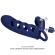 Pretty Love - Altaf Vibrator Ring With Silicone Sheath Blue