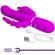 Pretty Love - Cammy Triple Vibrator Multifunction 4 In 1 Pink