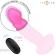 Intense - Cindy Vibrator Size L Spiral Design 10 Vibrations Pink Remote Control