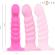 Intense - Cindy Vibrator Size L Spiral Design 10 Vibrations Pink Remote Control