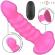 Intense - Cindy Vibrator Size L Spiral Design 10 Vibrations Pink Remote Control