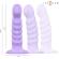 Intense - Brenda Vibrator Size M Spiral Design 10 Vibrations Purple Remote Control