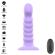 Intense - Brenda Vibrator Size M Spiral Design 10 Vibrations Purple Remote Control