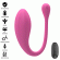 Intense - Janice U Vibrator Double Stimulation 10 Vibrations Pink Remote Control