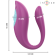 Intense - Annie U-Shaped Vibrator and Stimulator Purple Remote Control