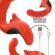 Intense - Paulina Vibrator and Stimulator In U Shape Red