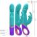 Intense - Monica Rabbit Vibrator With Rotating G-Spot Stimulator Blue