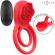 Intense - Gail Stimulator Rose 10 Vibrations Red Remote Control