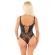 Leg Avenue - Diamond Fishnet Bodysuit Black One Size