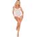 Leg Avenue - Body With Bow & Ruffles White One Size