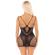 Leg Avenue - Mesh Mini Dress With Straps Black