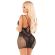 Leg Avenue - Mesh Mini Dress With Straps Black