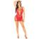 Leg Avenue - Mesh Mini Dress With Straps Red