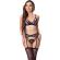 Livco Corsetti Fashion - Keila Lc 20245 Bra + Garter Belt + Panty Black S/M