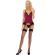 Livco Corsetti Fashion - Agrafena Cf 90436 Corset + Thong Burgundy S/M