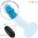 Intense - Phoebe Realistic Vibrator 10 Vibrations Blue Remote Control