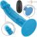 Intense - Phoebe Realistic Vibrator 10 Vibrations Blue Remote Control