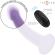 Intense - Eddie Vibrator 17.5 CM 10 Vibrations Purple Remote Control