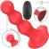 Intense - Cody Vibrator With Suction Cup Red Remote Control