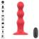 Intense - Cody Vibrator With Suction Cup Red Remote Control