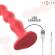 Intense - Cody Vibrator With Suction Cup Red Remote Control