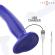 Intense - Shorty Vibrator With Suction Cup Blue Remote Control