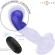 Intense - Shorty Vibrator With Suction Cup Blue Remote Control