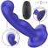 Intense - Shorty Vibrator With Suction Cup Blue Remote Control