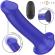 Intense - Victoria Vibrator With Suction Cup 10 Vibrations Dark Blue Remote Control