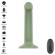 Intense - Becca Vibrator With Suction Cup 10 Vibrations Green Remote Control