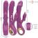 Intense - Halle Multifunction Vibrator With Dolphin Stimulating Tongue Purple