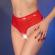 Chilirose - Cr 4841 Crotchless Panty Red S/M