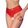 Chilirose - Cr 4841 Crotchless Panty Red S/M