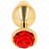 Kink -  Plug Anal Gold Rose Red Size M