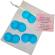 Diablo Picante - 4 Mini Scented Soaps Shaped Breasts Blue