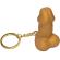 Diablo Picante - Golden Penis Shaped Keychain