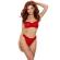 Passion - Catilla Set Thong + Bra Red S/M