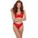 Passion - Denelia Set Thong + Bra Red S/M