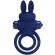 Pretty Love - Darey Double Vibrating Ring Rabbit Blue