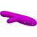 Pretty Love - Angelique Multifunction Vibrator + Clitoris Stimulator Purple